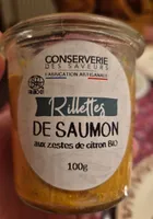 Rillette de saumon aux zestes de citron bio
