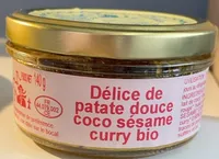 Délice de patate douce coco sésame curry bio