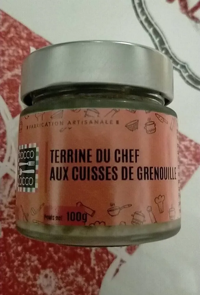 Terrine du chef aux cuisses de grenouille