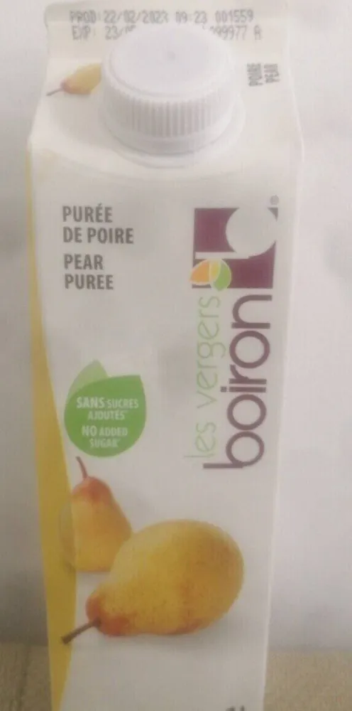 Purée de poire
