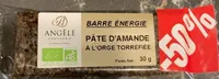 Barre énergie pâte d’amande