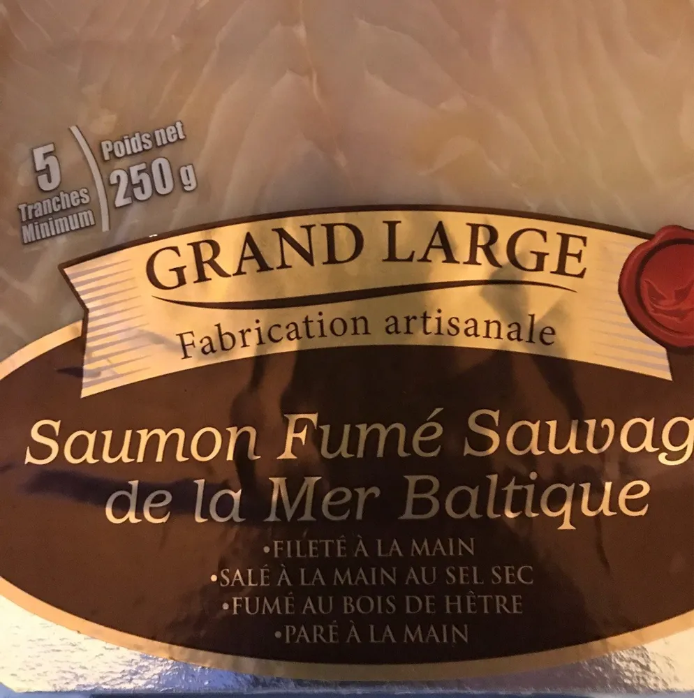 Saumon fumé sauvage de la mer Baltique