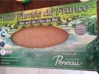 Truite fumee de france
