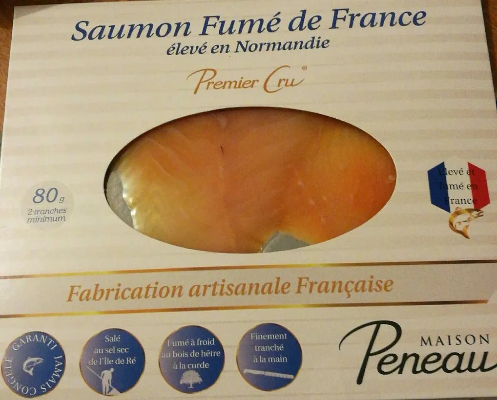 Saumon fumé de France élevé en Normandie premier cru