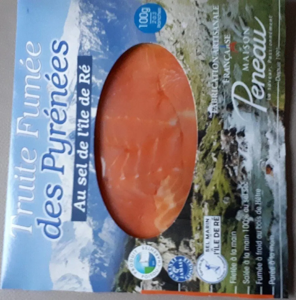 Truite fumée des Pyrénées au sel de l'île de Ré