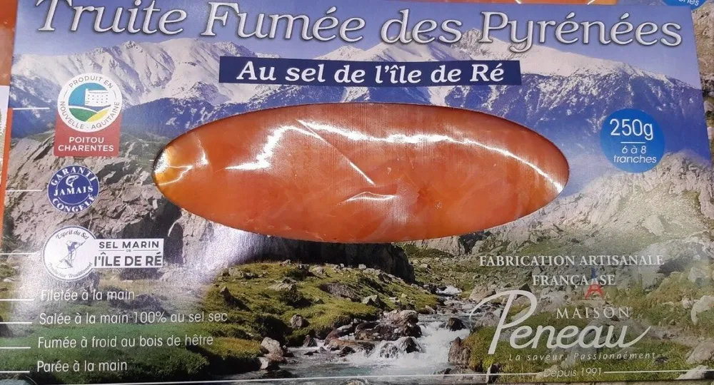 Truite fumée des Pyrénées au sel de l'Ile de Ré