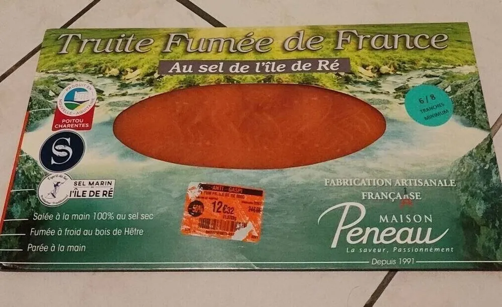 Truite fumée de France