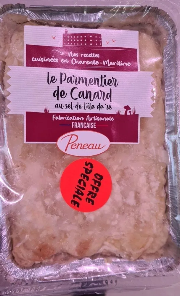 Parmentier de canard