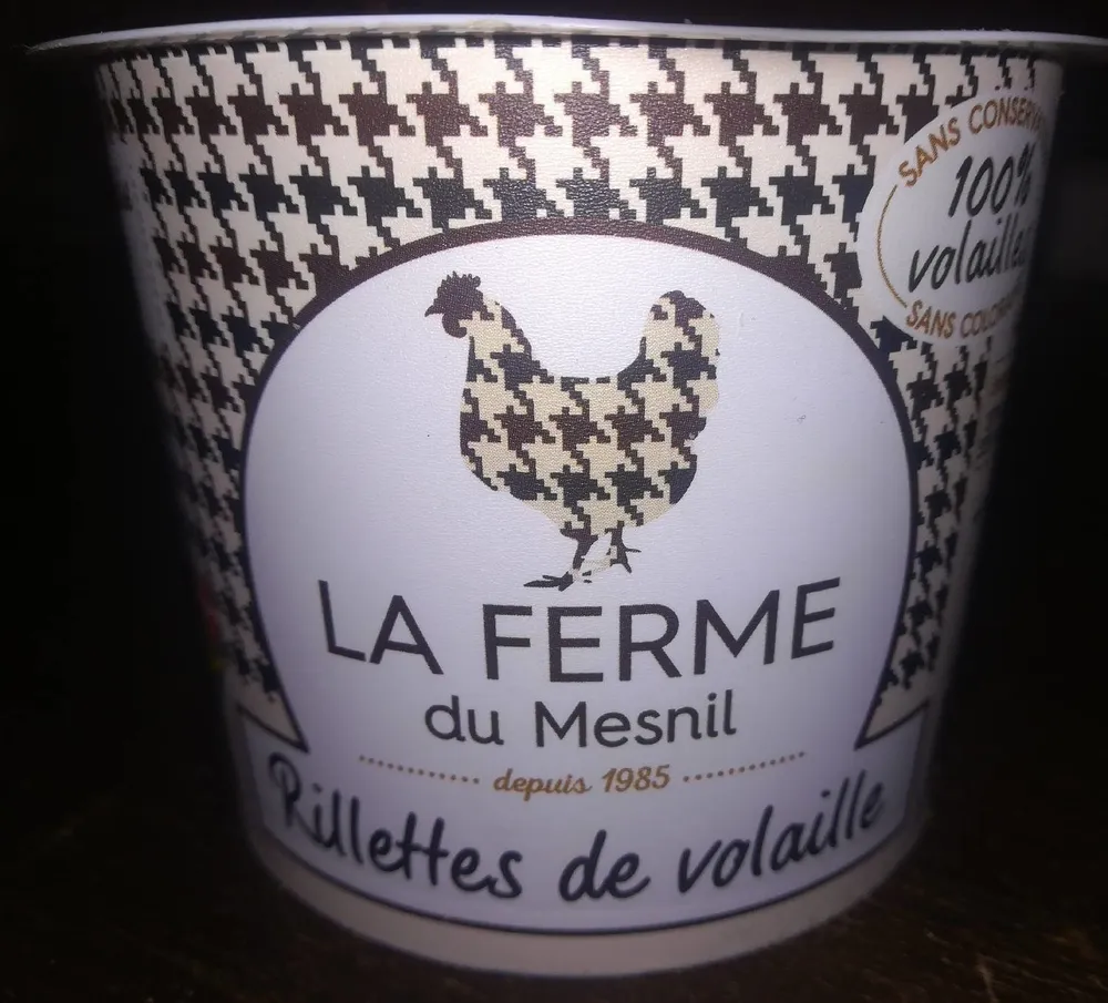 Rillettes volailles