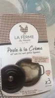 Poule a la creme et son riz aux petits legumes