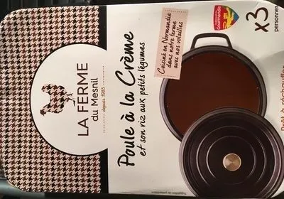 Poule à la Crème et son riz aux petits légumes