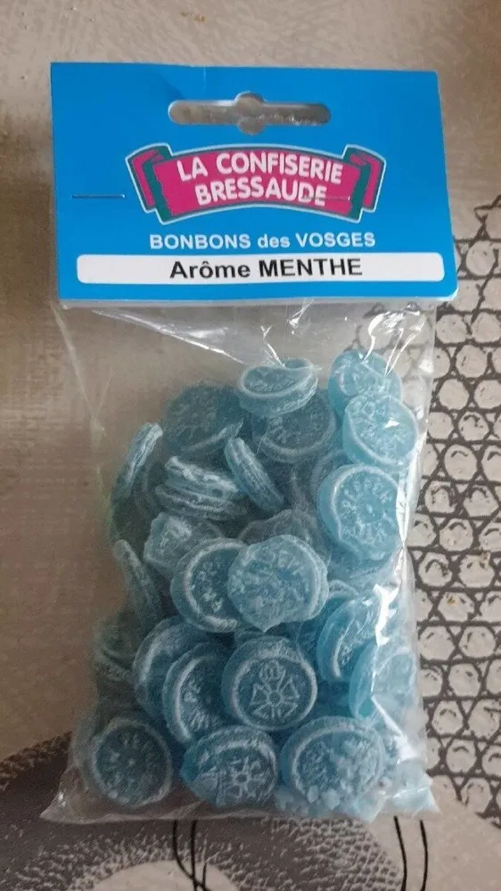 Bonbon menthe confiserie Bressaude