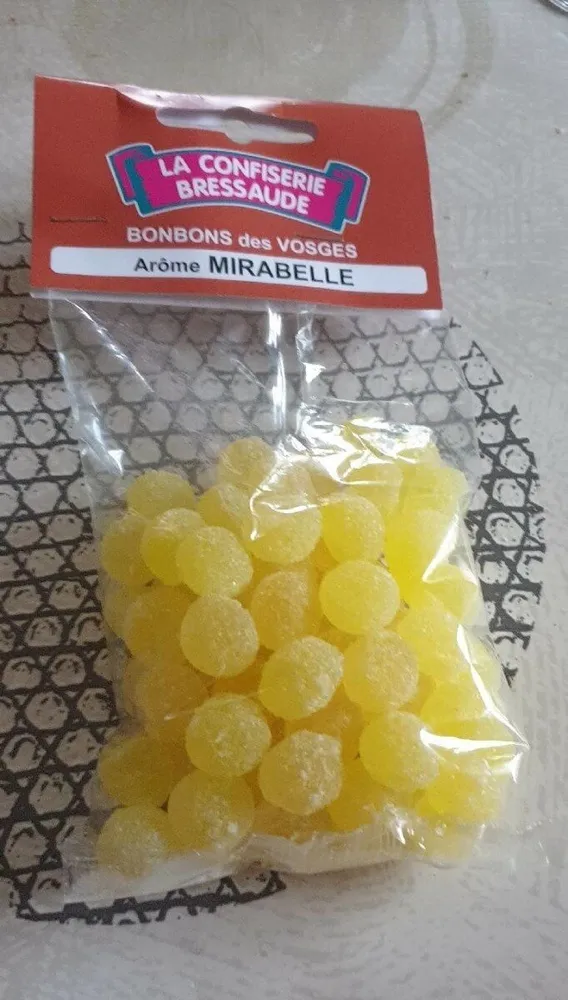 Bonbon mirabelle confiserie Bressaude