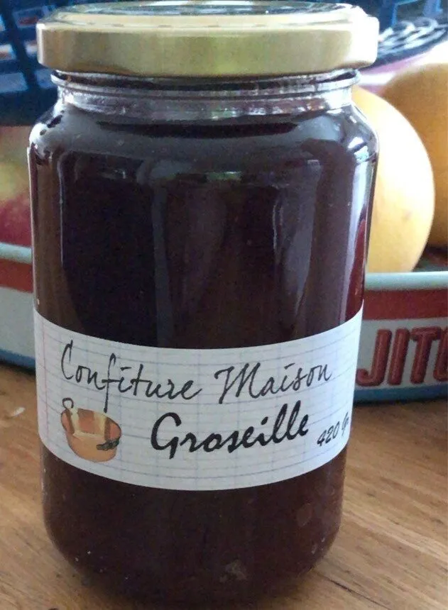 Confiture maison Groseille
