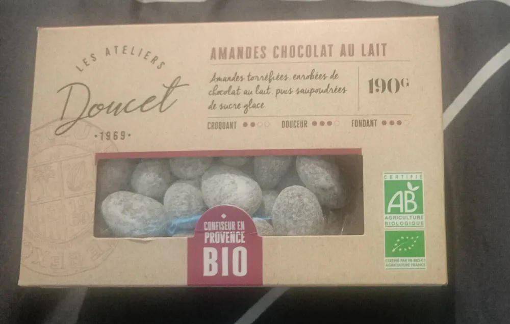 Amandes chocolat au lait
