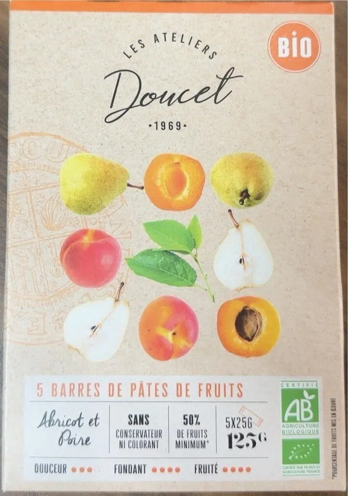 Barre de pâte de fruits