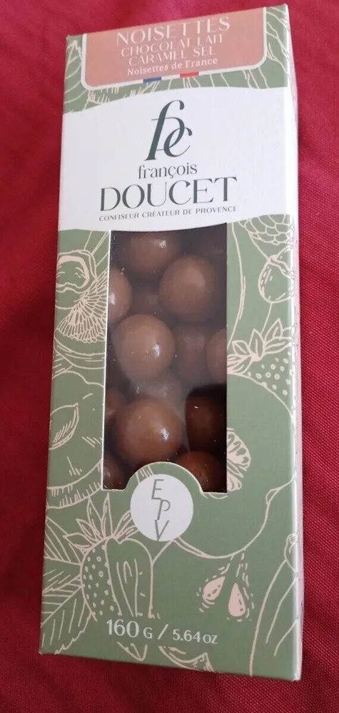 Noisettes chocolat lait caramel sel