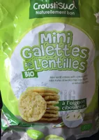 Mini galettes de lentilles