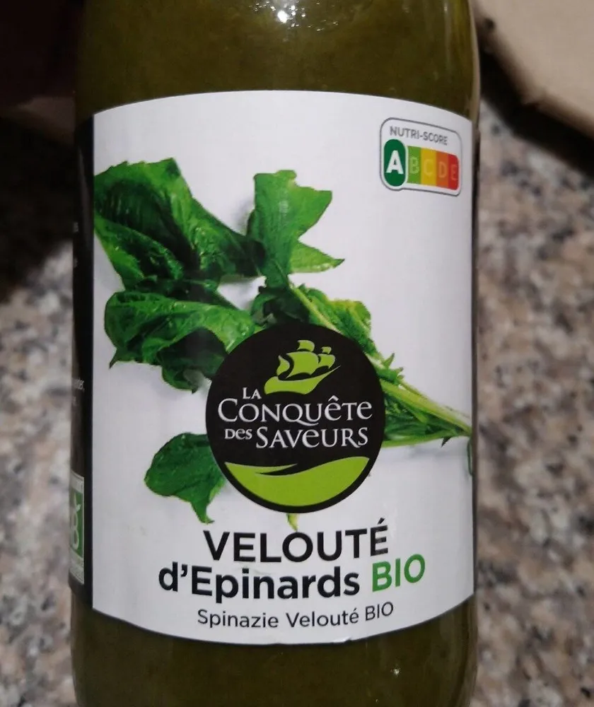 Velouté d'épinards Bio