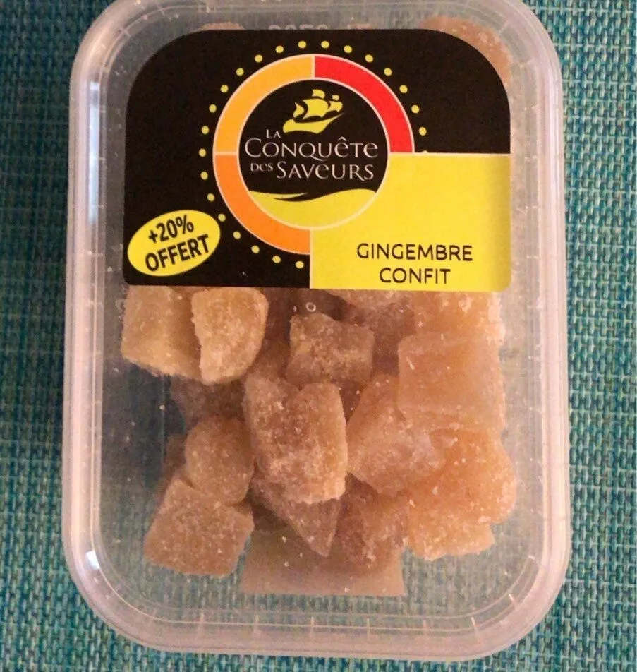 La conquête des saveurs CMD europe Gingembre confit