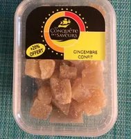 La conquête des saveurs CMD europe Gingembre confit