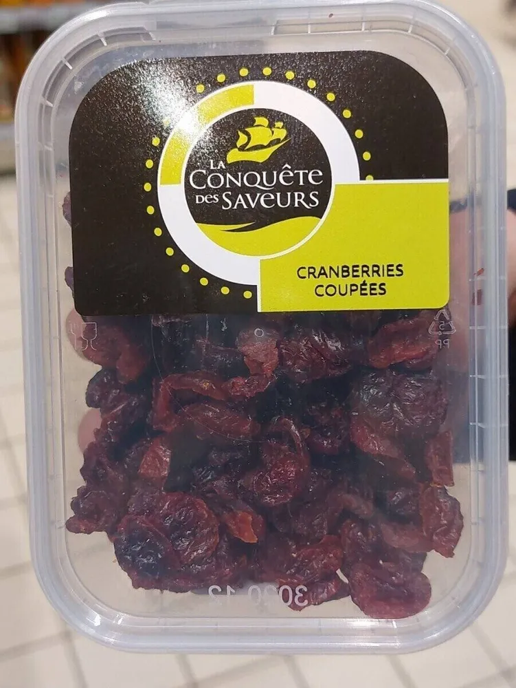 Cramberries coupées