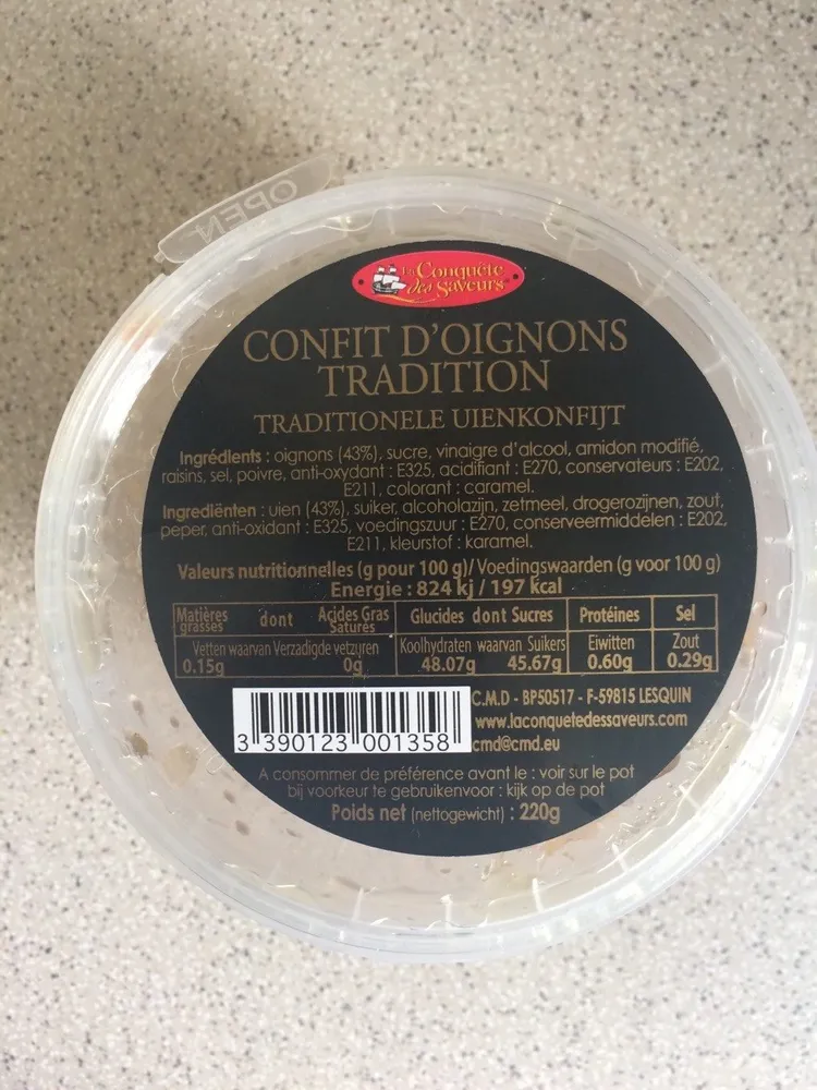 Confit D'oignons tradition