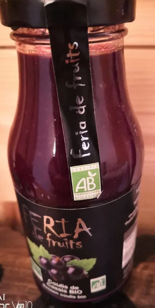 Feria de fruits coulis de cassis