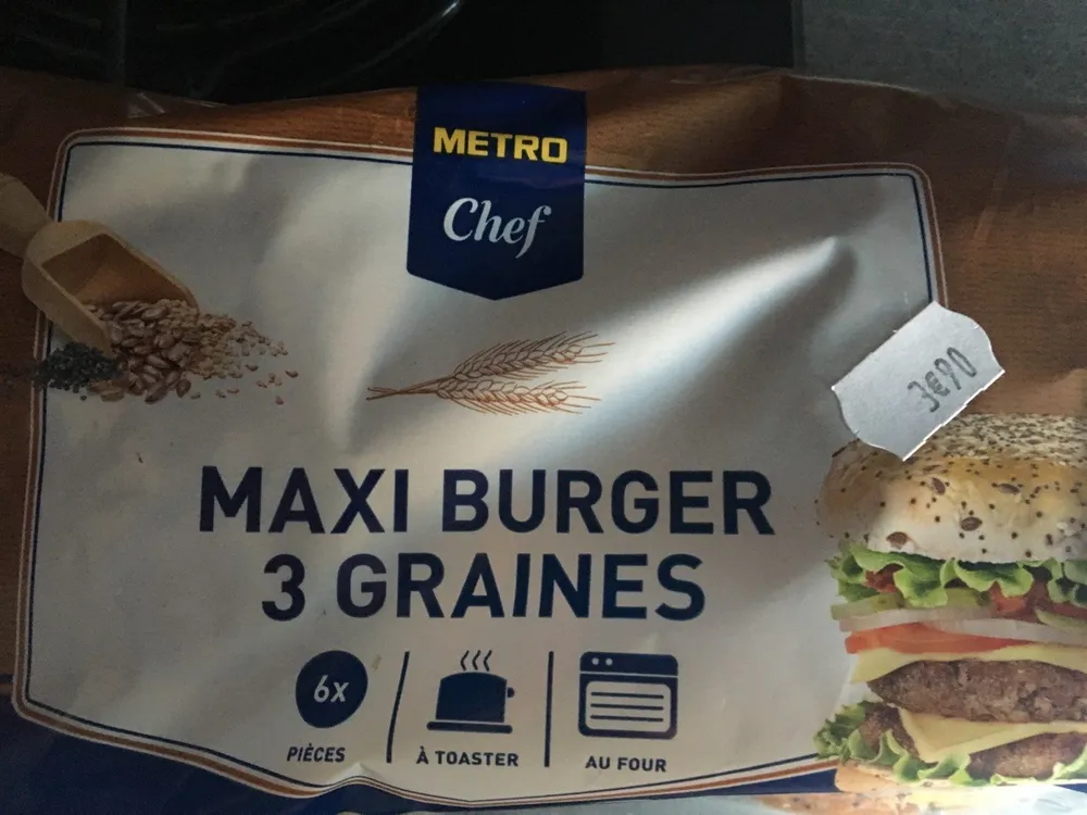 Maxi burger 3 graines