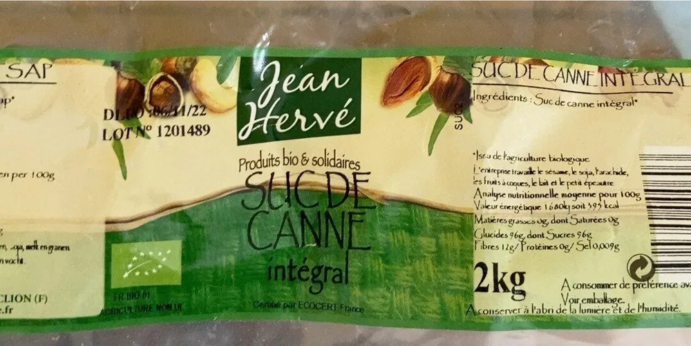 Suc de canne integral