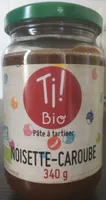 Pâte à tartiner noisette-caroube
