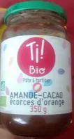 Pâte à tartiner amande-cacao écorces d'orange