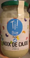 Purée Bio De Noix De Cajou