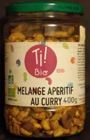 Mélange apéritif au curry