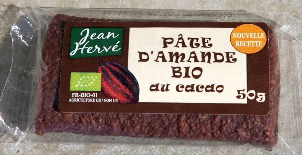 Pâte d'amande bio au cacao