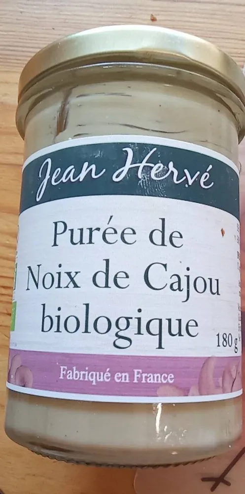 Purée de noix de cajou biologique
