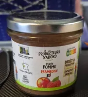Purée pomme framboise
