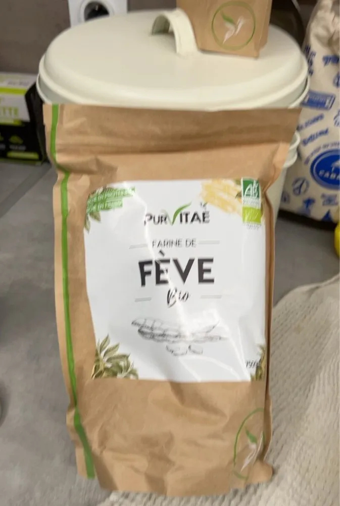Farine de feve bio