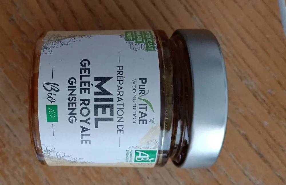 Miel Gelée Royale Ginseng Bio