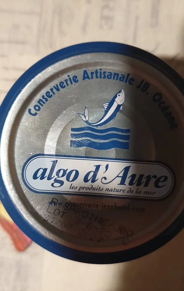 Rillettes de sardine Algo d'Aure