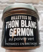 Rillettes de thon blanc germon au poivre vert