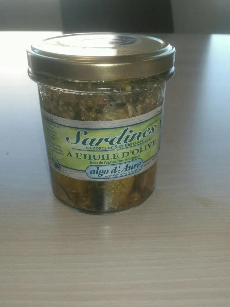 Sardines des ports du Sud Bretagne à l'Huile D'olive
