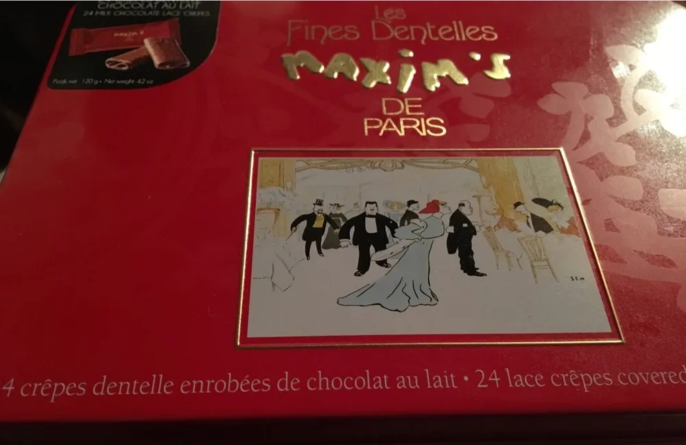 24 Fines Crêpes Dentelle Enrobées De Chocolat Au Lait