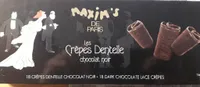 18 Fines Crêpes Dentelle Enrobées De Chocolat Noir