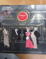 Maxim's Paris - Dark Chocolate Lace Crepes, 80g (2.8oz) Tin