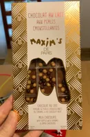 Chocoalt au lait aux petles croustillantes