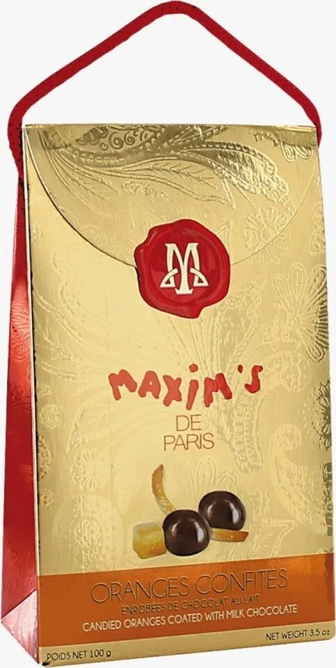 Oranges Confites Enrobées De Chocolat Au Lait