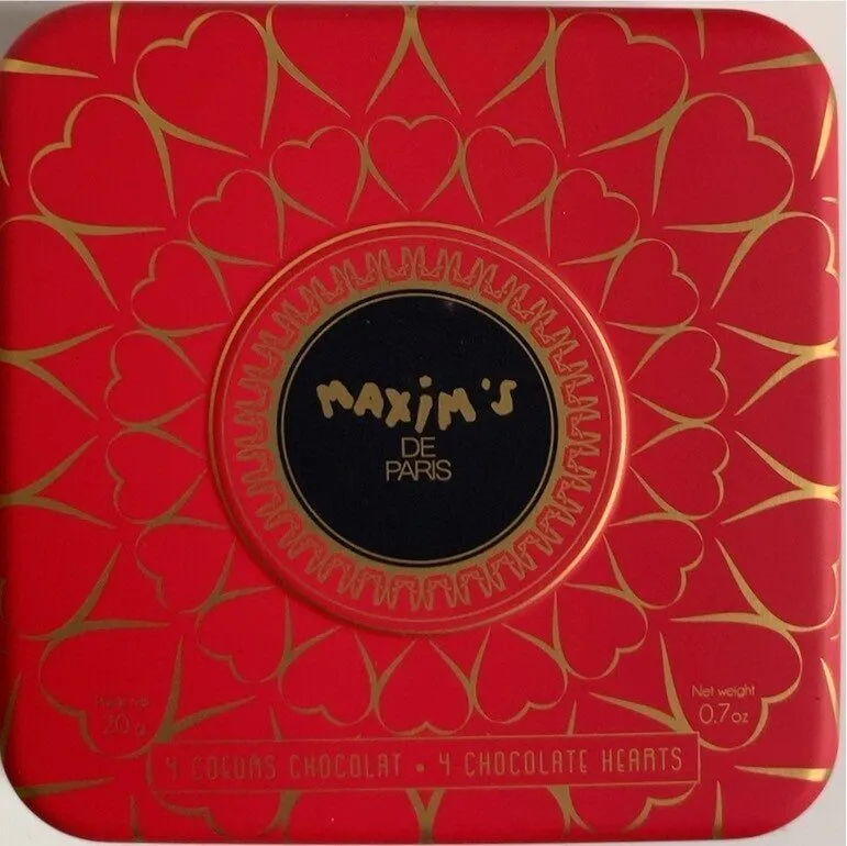 4 cœurs chocolat