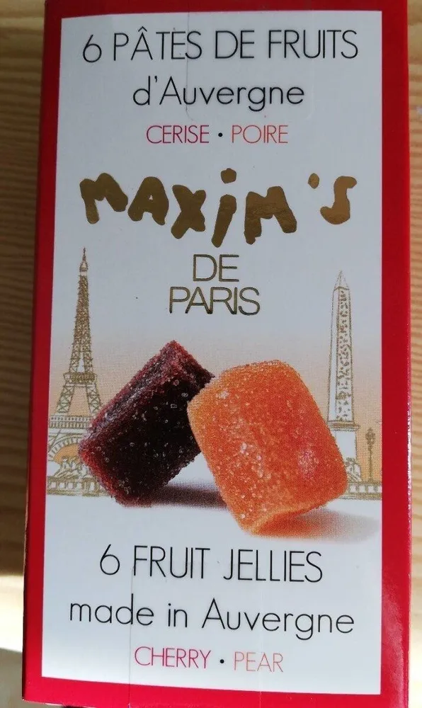 6 pâtes de fruits d auvergne