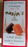6 pâtes de fruits d auvergne